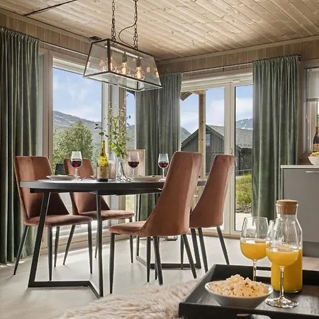 Дом отдыха Moderne Pa Fjellsaetra Med Jacuzzi Sykkylven